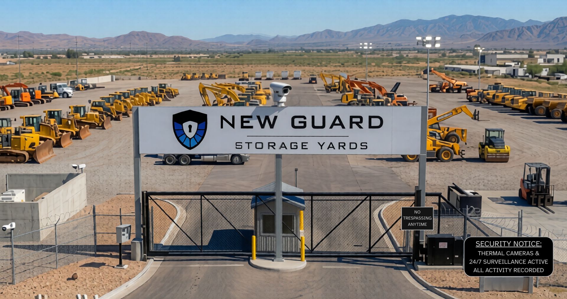 Contractor Storage Yard at New Guard Storage Yards, Grantsville, Utah